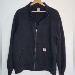 Carhartt Black Zip-Up Hoodie Flame resistant